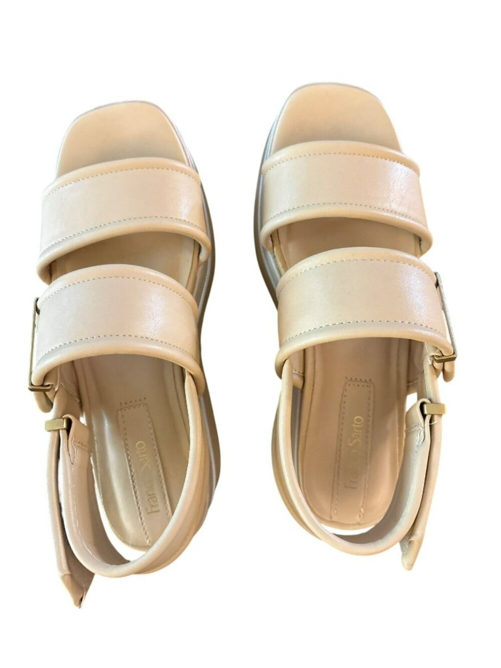 Franco Sarto Piper Platform Slingback Sandals Size 7.5M